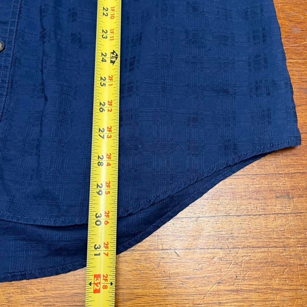 Blue button-up shirt with a relaxed fit,Size: XL - Picture 4 of 5